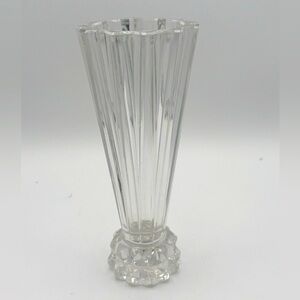 Rosenthal Classic Blossom Cut Crystal Glass 7” Vase, Made in Germany